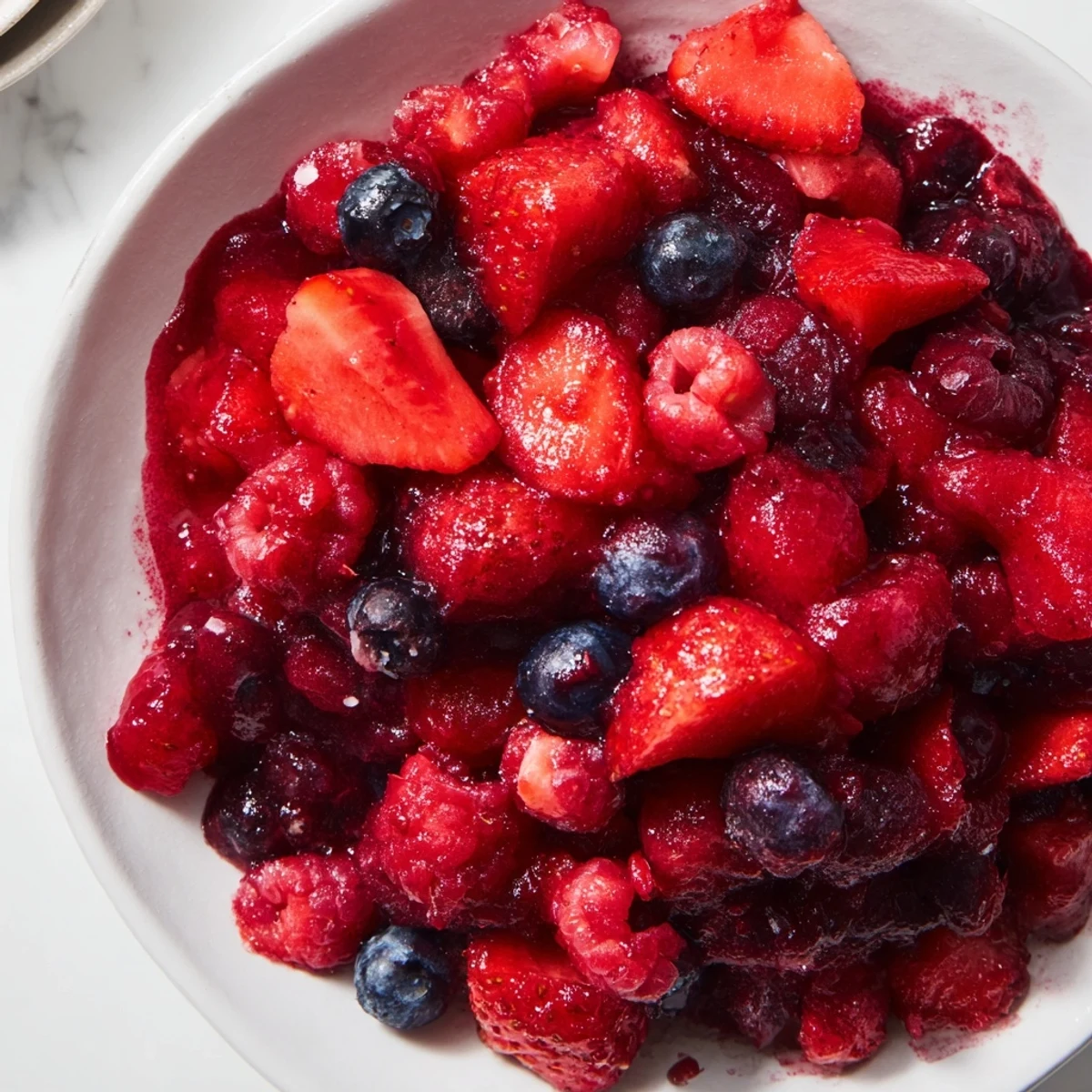 Frische Beeren Kompott