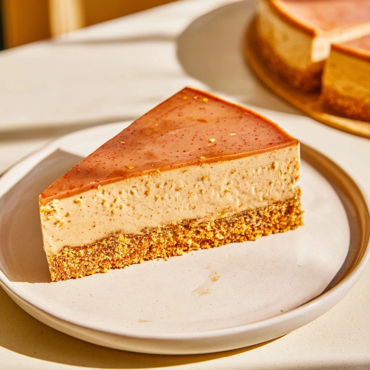 Lebkuchen Cheesecake mit Zimt