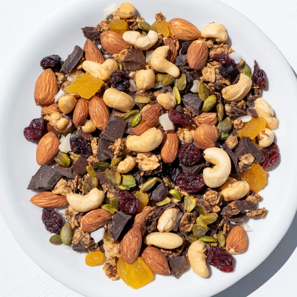 Delicious and healthy Mountain High Adventure Snack Mix, perfect for hiking and keeping those energy levels up.