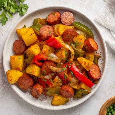 Kielbasa Kartoffel Gemüse Auflauf #25