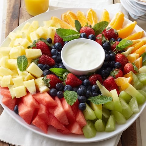 Beach Ball Fruchtplatte bunt