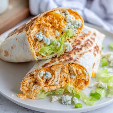 Buffalo Chicken Dip Wrap
