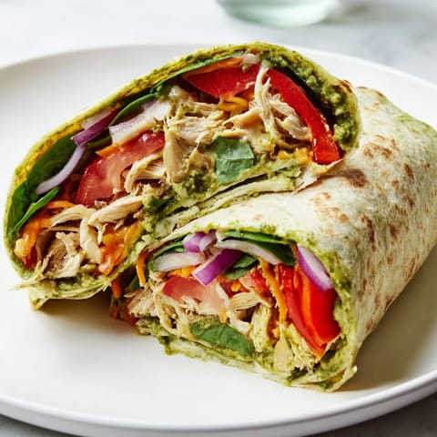 Pesto Chicken Wrap