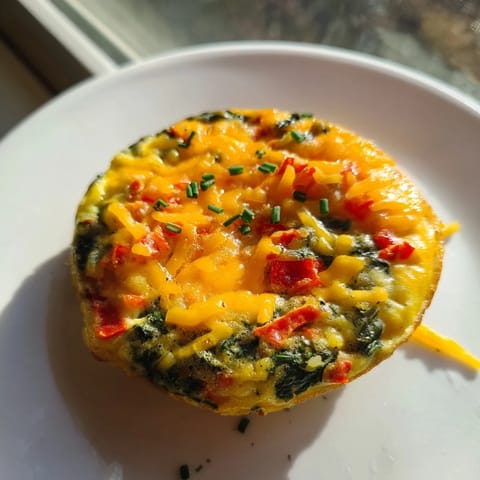 Mini Spinat Eier Becher