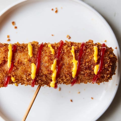 Korean-inspirierte Corn Dogs