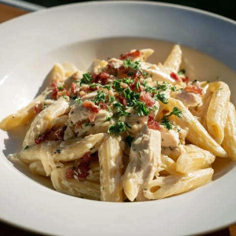 Creamy Chicken Bacon Penne