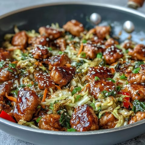 Kohl und Truthahn Pfanne