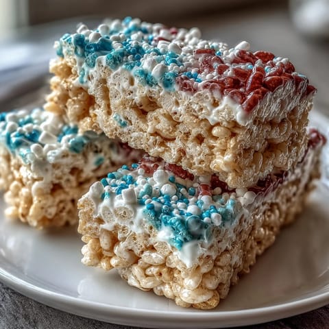 Patriotische Rice Krispies Schicht #388