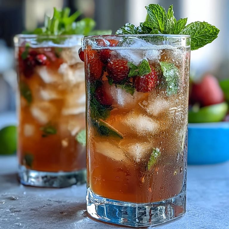 Kühlende Limonadenbar mit bunten Früchten, Kräutern und Sirups für personalisierte Erfrischungen.